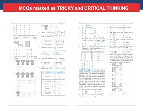 Disha Olympiad Champs Mathematics Class 3 with Chapter-wise Previous 13 Year (2013 - 2025) Questions 7th Edition | Complete Prep Guide with Theory, PYQs, Past & Practice Exercise