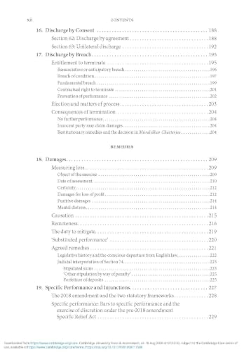 Fundamentals of Indian Contract Law (Cambridge Studies in Law India)