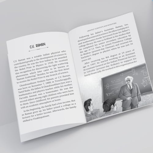 Story Book for Kids - Greatest Scientists and Inventors (Illustrated) - Biographies for Children - Albert Einstein, Galileo Galilei, Graham Bell, ... Raman, James Watt, Stephen Hawking - Age 6+