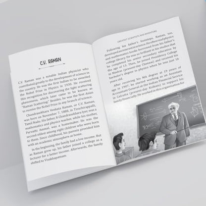 Story Book for Kids - Greatest Scientists and Inventors (Illustrated) - Biographies for Children - Albert Einstein, Galileo Galilei, Graham Bell, ... Raman, James Watt, Stephen Hawking - Age 6+