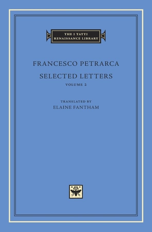 Selected Letters, Volume 2 (I Tatti Renaissance Library) book cover