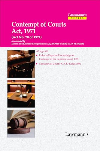 Lawmann's Contempt of Courts Act, 1971 | Bare Act with Comments (Lawmann's Series)