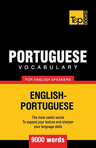 Portuguese Vocabulary for English Speakers - 9000 Words book cover
