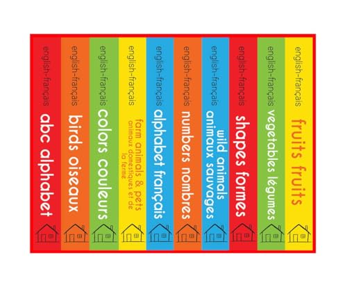 My First English-Français Learning Library (Ma première bibliothèque bilingue anglais-français) : Boxset of 10 English - French Board Books