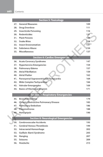 CMC Vellore Handbook of Emergency Medicine, 3/E for PG Medical Students, Intensivists and Emergency Physicians | Complete ED Protocols with Trauma, Toxicology and Procedures | Critical Care
