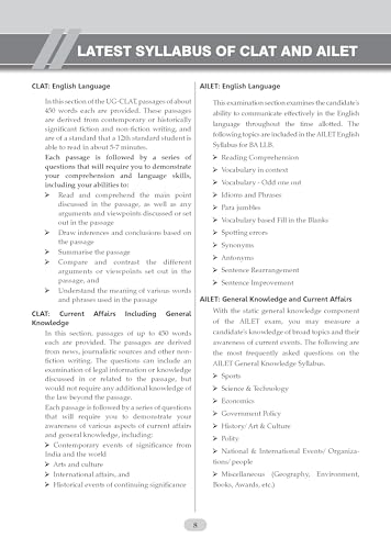 Oswaal CLAT (UG) and AILET| 7 Years' Chapter-wise and Topic-wise Solved Papers| (2020 -2025) | For 2027 Admission Test