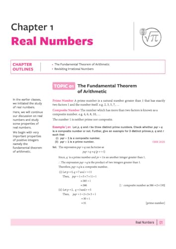 Arihant All in One Mathematics Class 10 for CBSE Exam 2026-27 | NCERT Based Complete Theory, Practice Exercises, CBQs, A-R, Sample Papers & Mind Maps | Revised Edition as per Latest Syllabus