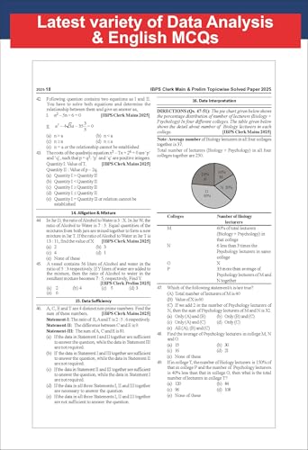 Disha IBPS Bank Clerk Guide for Preliminary & Main Exams with Chapter-wise PYQs 15th Edition | 42 Chapters | 4100+ MCQs | Fully Solved