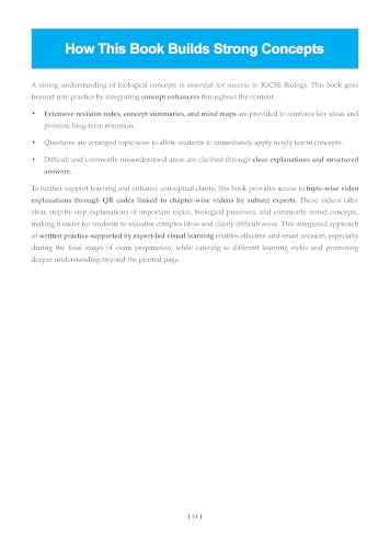 Oswaal IGCSE Topical Past Solved Papers l Biology (0610) | For 2027 Exam | With Oswaal AI