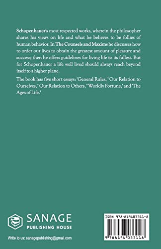 Counsels and Maxims
