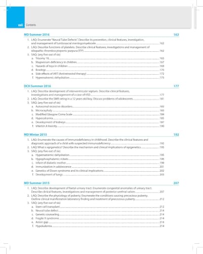 Solved Papers Pediatrics for PG Students, 5/E | Previous Years' Solved Papers (2014-2024) PYQs | A must for MD and DNB Pediatrics, DCH, CPS and Other Examinations Across India: 1
