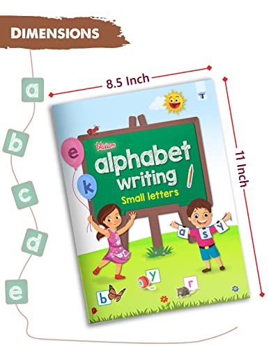 Blossom English Alphabet Writing Book for Kids | ABCD Small Letter Practice and Activities for Nursery Children | 104 Practise Boxes for each Letter [Paperback] Content Team at Target Publications