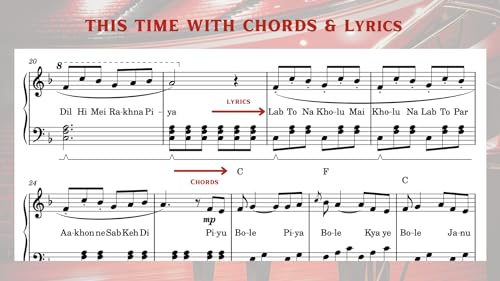 Romantic Bollywood Melodies: Sheet Music for Bollywood