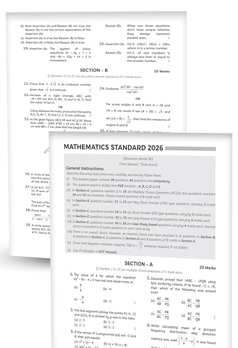(10 subjects in 1) Educart Granth CBSE Class 10 Previous 10 Year Solved Papers 2027 - with PYQ Charts (Hindi A, Hindi B, English, Computer Apps, IT, ... Maths Basic, Social Science & Science)