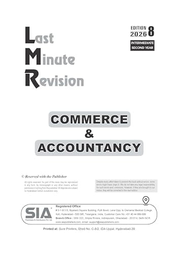 TG LMR Intermediate Second Year CEC Political Science (Civics), Economics, Commerce and Accountancy (3 Book Set) Edition 8 Latest & Updated 2026