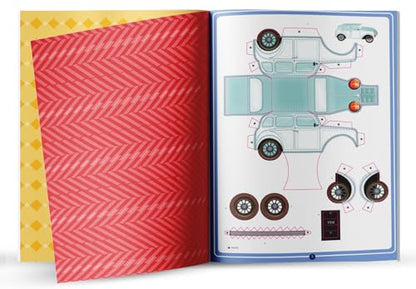 Make Your Own Paper Figures – Vintage Cars Cut, Fold & Assemble Classic Car Models | Ages 6–10 | DIY Craft Kit with 2+ Hours of Creative Fun: Vintage Cars (Activity Book for Kids)