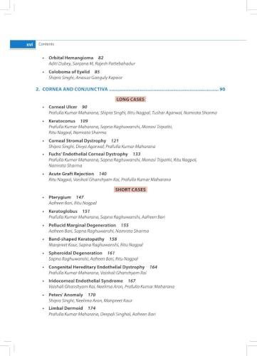Ophthalmology Clinics-I for Postgraduates, 2/E for MS, MD and DNB Ophthalmology Residents | 32 Long Cases and 48 Short Cases with Clinical Approach, Differential Diagnosis and Instruments Chapter: 1