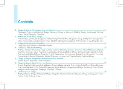 Pharmacological Classification of Drugs with Doses and Preparations, 7/E for MBBS Students & NEET PG | Ready Reckoner of Drug Classification Charts, Doses, Brand Names and Complimentary Drug Atlas: 1