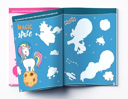 Unicorn Reusable Sticker Book For Children
