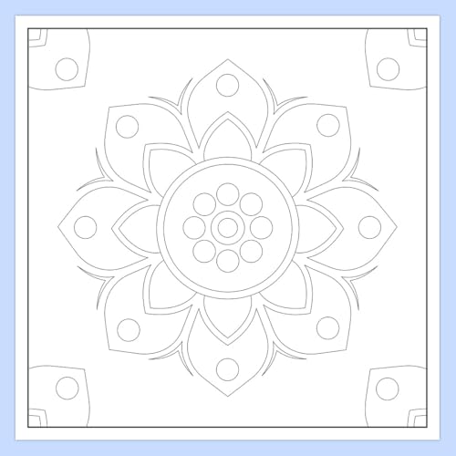 Mandala Colouring Book for Kids | Best Selling Mandala Art Kit in India | Premium Quality Drawing & Painting Book for Kids | Two Brothers Publications
