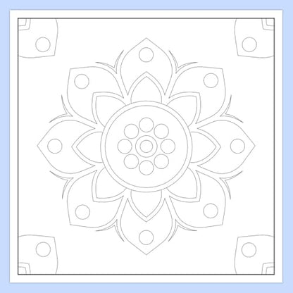Mandala Colouring Book for Kids | Best Selling Mandala Art Kit in India | Premium Quality Drawing & Painting Book for Kids | Two Brothers Publications