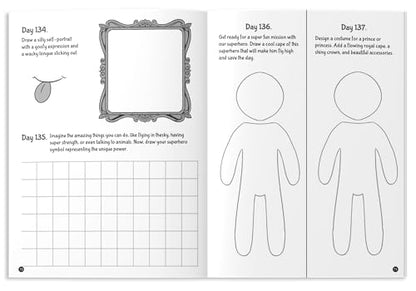 Draw Everyday: Book of Daily Doodles for Kids
