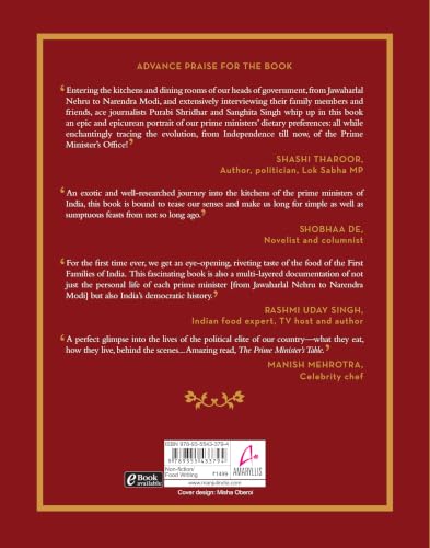 The Prime Minister’s Table: Delicacies and Diplomacies from the Era of Nehru to Modi (English)