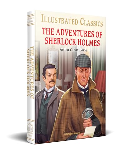 The Adventures of Sherlock Holmes Illustrated Abridged Children Classics English Novel with Review Questions Hardback