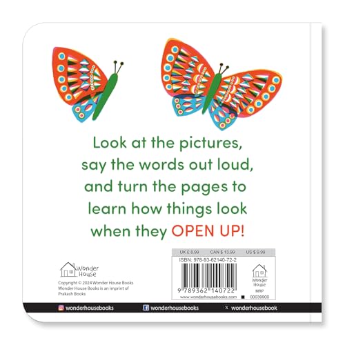 Open Up Open Up – A Fun And Interactive Board Book For Kids | Discover The Magic Of Everyday Things As They Open | Lift-The-Flap Style Visual ... For Toddlers & Preschoolers | Ages 2–5 Years