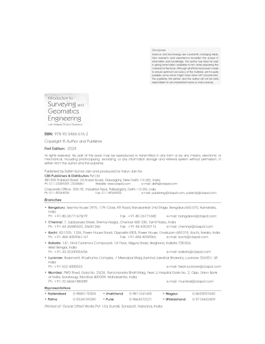 Introduction To Surveying And Geomatics Engineering With Multiple Choice Questions (Pb 2024)