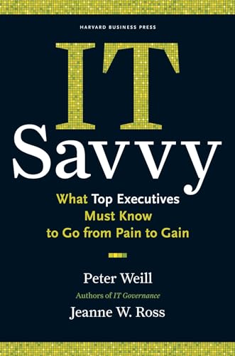 IT Savvy: What Top Executives Must Know to Go from Pain to Gain book cover