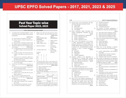 Disha Accounting Principles, Auditing, Industrial Relations, Insurance, Social Security in India & Labour Laws for UPSC EPFO EO/ AO/ APFC 2026 Exam 3rd Edn