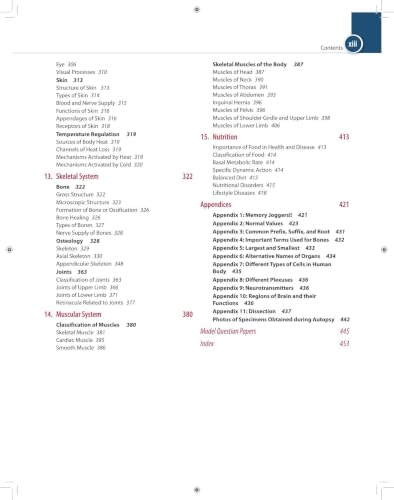 Textbook of Anatomy & Physiology for GNM Students, 3/E | As per INC Syllabus | Diagrams, Dissection Photographs, Memory Joggers and Normal Values