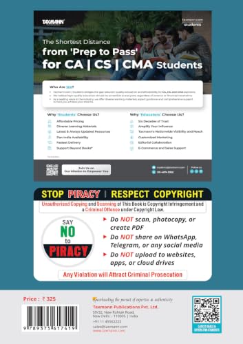 Taxmann's CRACKER for Fundamentals of Financial & Cost Accounting (Paper 2 | FFCA/Accounting) – 1200+ MCQs & Solved Past Papers—Built for the MCQ Exam for CMA Foundation | Dec. 2026/June 2027 Exams