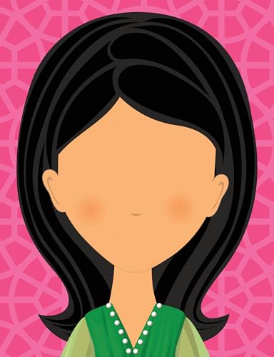 Princess Create a Face Sticker Book for Kids Ages 3-7 | Interactive Activity Book with Blank Faces to Decorate with Princess Stickers, Tiaras, Bows & ... for Girls | Imaginative Play & Creativity