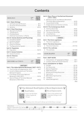 Oswaal ICSE Competency Focused Questions Chapter-wise Class 10 (Physics, Chemistry, Maths, Biology, English Paper-1 & Paper-2, Geography, History & Civics) | 40% Competency-Based