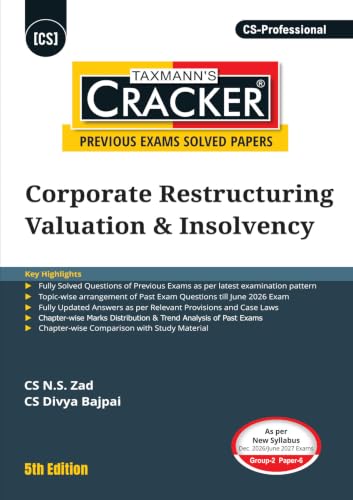 Taxmann's CRACKER COMBO for CS Professional | Dec. 2026/June 2027 Exams | Group 2 – Papers 5 & 6 | CRACKER Series | SMCF and CRVI | June 2026 Edition | Set of 2 Books