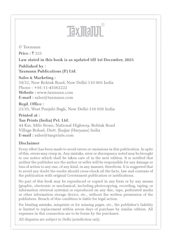 Taxmann's Bharatiya Nyaya Sanhita 2023 [Bare Act] – Affordable Edition | Presenting the Complete Statutory Text Supported by Comparative Tables | Punishment Guides | Legislative Background Materials