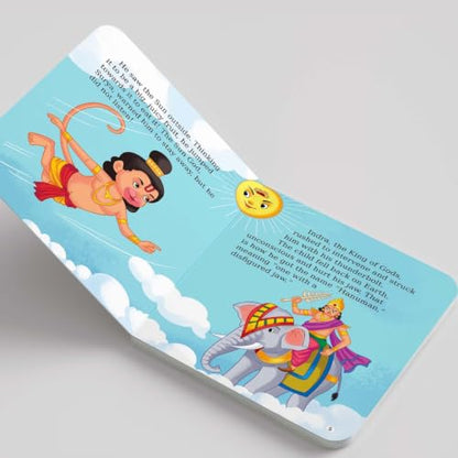 Story Books for Kids - Krishna, Hanuman, Ganesha, Rama (Set of 4 Books) - Illustrated Board Book for Children - Cultural and Traditional Stories for ... Mythology Stories for Kids - Age 0 - 2 Years