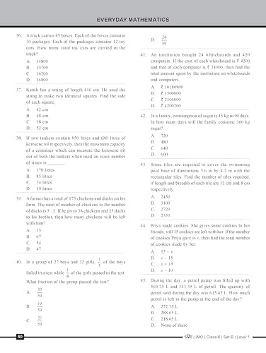MTG IMO Olympiad 10 Previous Years Papers Class 6 Mathematics (2025-2021 Set A & B) - Model Test Papers with 24 Sample OMR Sheets | PYQ Book For SOF Olympiad 2026-27 Exam