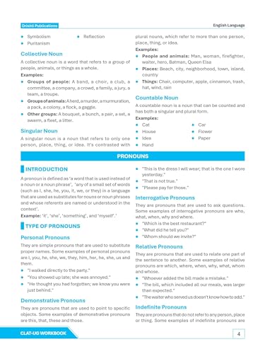 Drishti CLAT Workbook – English Language | Comprehensive & Exam-Oriented Guide | Practice Questions | Mock Tests | Previous Years' Papers | Topic-Wise Analysis | Essential for Law Entrance Exams
