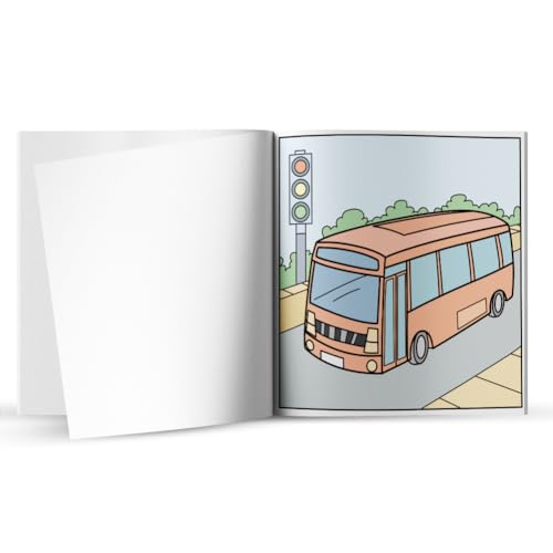 Transport Magic Coloring Book