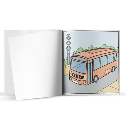 Transport Magic Coloring Book