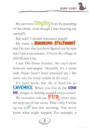 GERONIMO STILTON - CAVEMICE#01 THE STONE OF THE FIRE: 1