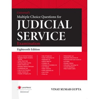 Universal's Multiple Choice Questions for Judicial Service Examination Latest 18th Edition 2026