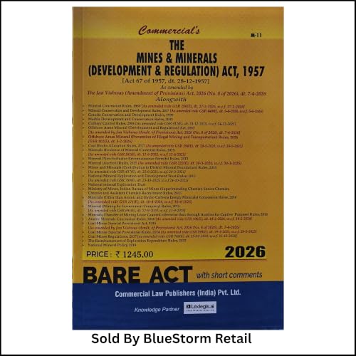 Mines and Minerals (Development and Regulation) Act, 1957 [Act 67 of 1957, dt. 28-12-1957] Bare Act 2026