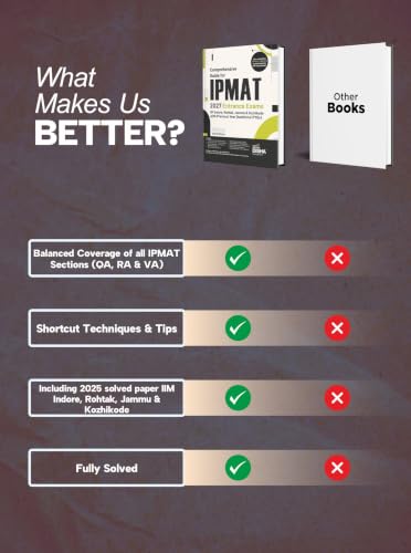 Disha Comprehensive Guide for IPMAT 2027 Entrance Exams (IIM Indore, Rohtak, Jammu & Kozikode) with Previous Year Questions (PYQs) 6th Edition | Study Notes | IPMAT 2027 Book