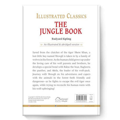 The Jungle Book | Illustrated Abridged Children Classics English Novel With Review Questions (Hardback)