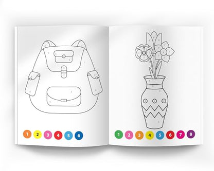101 Color by Numbers: Fun Activity Book for Children | Learn Number Recognition & Color Matching | Ages 4–7 | Hours of Creative Learning Fun