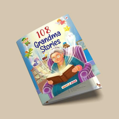 108 Grandma Stories (Illustrated) - Story Book for Kids - English Stories for Children - Bedtime Stories - Moral Story Book - Age 3+ - Read Aloud to Infants, Toddlers